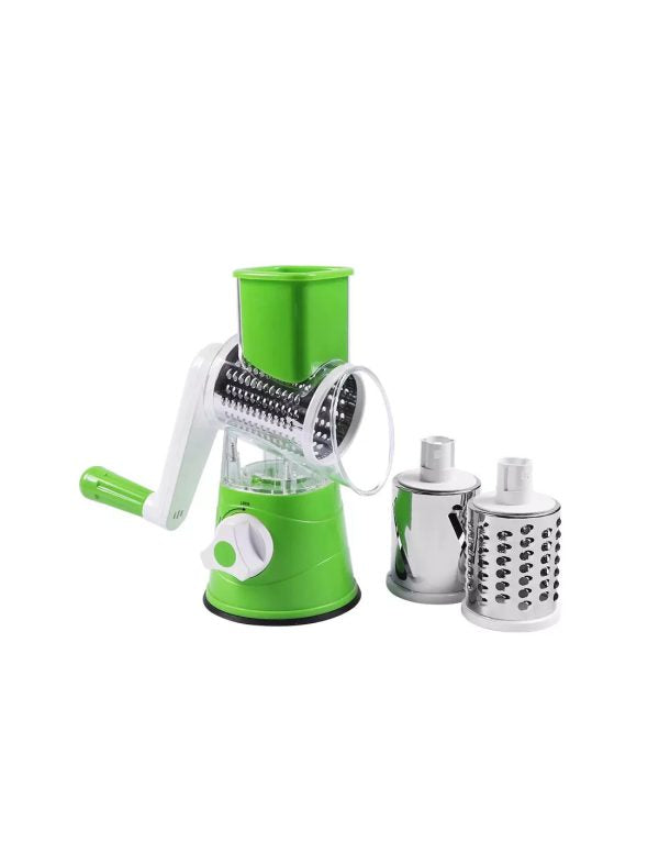 Manual Vegetable Cutter & Round Slicer 3-in-1 Multifunctional Food Processor