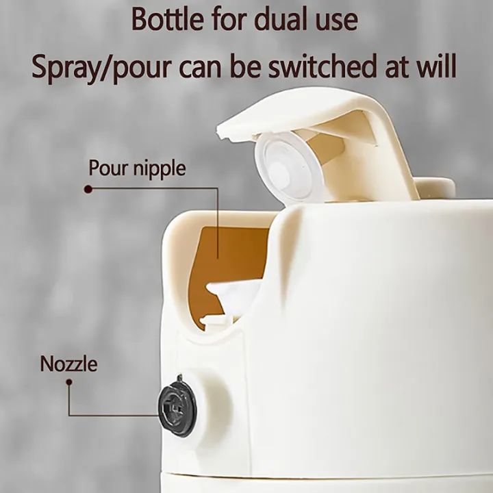 2-in-1 Oil Sprayer & Storage Glass Bottle