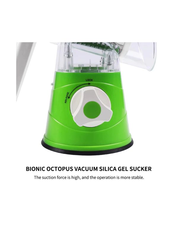 Manual Vegetable Cutter & Round Slicer 3-in-1 Multifunctional Food Processor