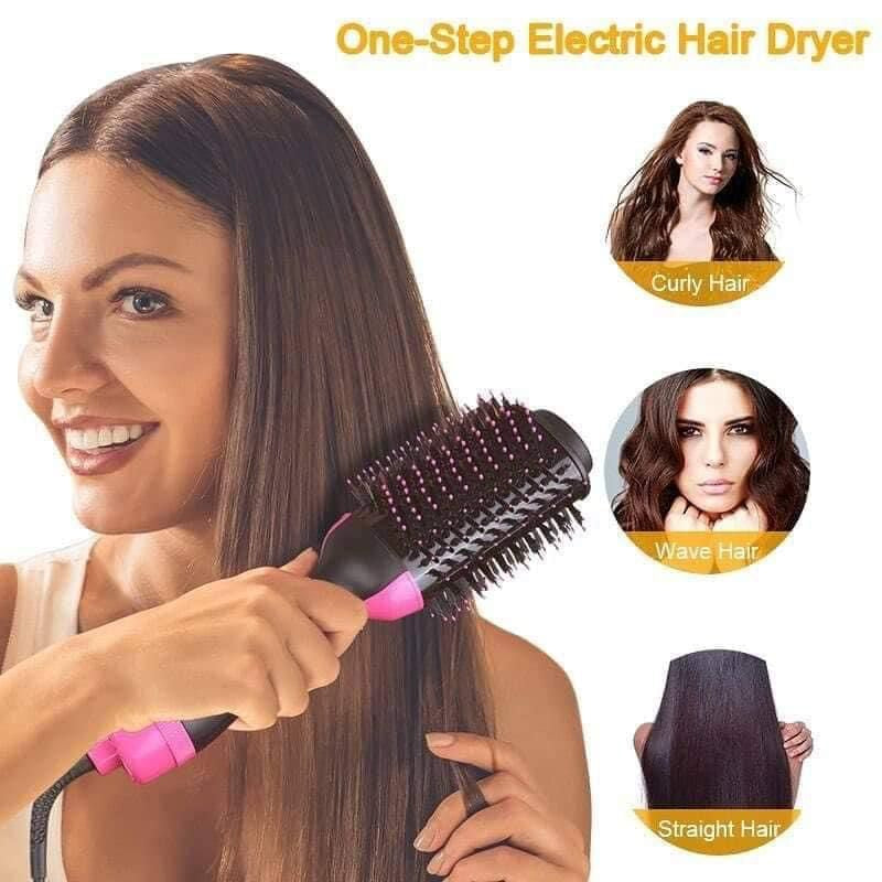 3-in-1 One-Step Hair Dryer, Volumizer & Straightening Brush