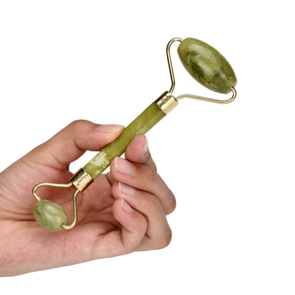 Jade Roller & Gua Sha Set | Anti-Aging Natural Stone Facial Massager for Skin