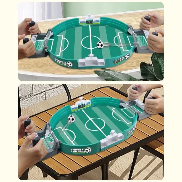 Portable Two-Player Foosball Board Game for Family, Kids & Adults