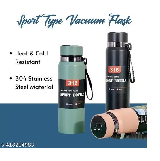 800ml Smart LED Temperature Display Water Bottle