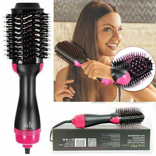 3-in-1 One-Step Hair Dryer, Volumizer & Straightening Brush