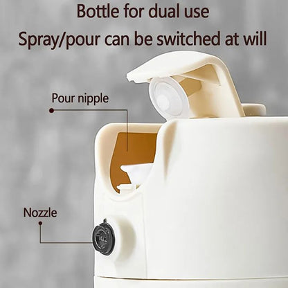 2-in-1 Oil Sprayer & Storage Glass Bottle
