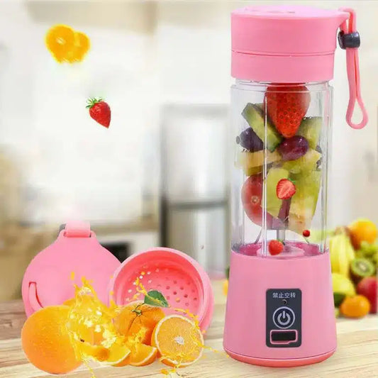 Electric Blender Mini Portable Juicer 380ml – USB Rechargeable