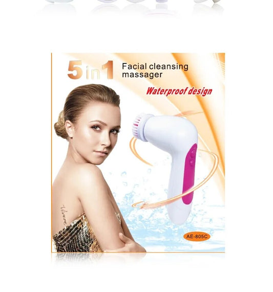 5-in-1 Electric Facial Cleanser & Skin Pore Cleaner Blackhead Remover