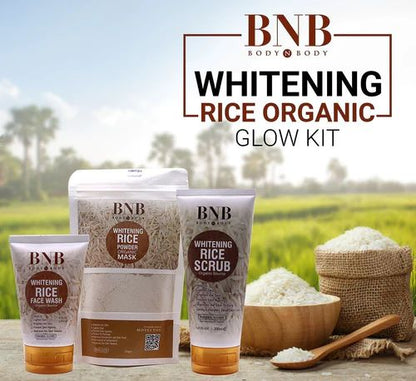 Pack of 3 BNB Rice Extract Bright Glow Kit