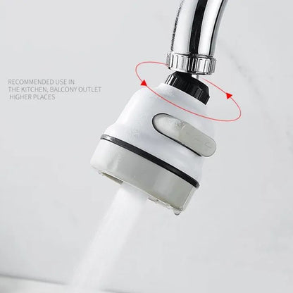 360° Rotating Water Saving Tap Extender Aerator for Kitchen & Bathroom