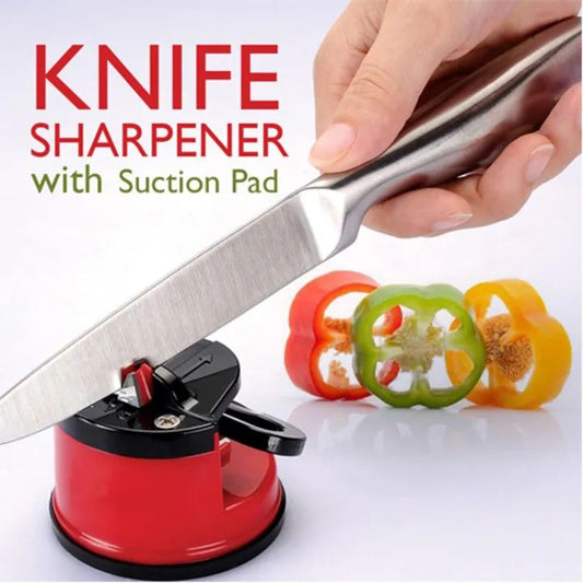 Professional Kitchen Knife Sharpener with Non‑Slip Suction Cup