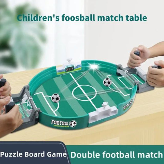 Portable Two-Player Foosball Board Game for Family, Kids & Adults
