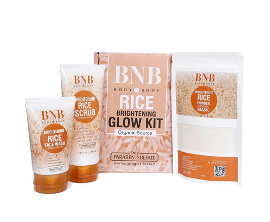 Pack of 3 BNB Rice Extract Bright Glow Kit