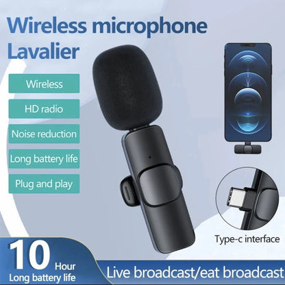 K8 Wireless Microphone – Plug & Play Vlogging Mic for Android Type